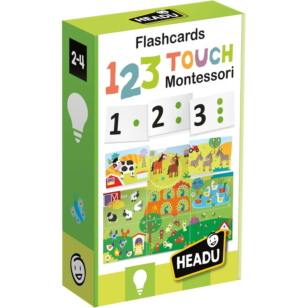 Flashcards Tactiles 123 Montessori
