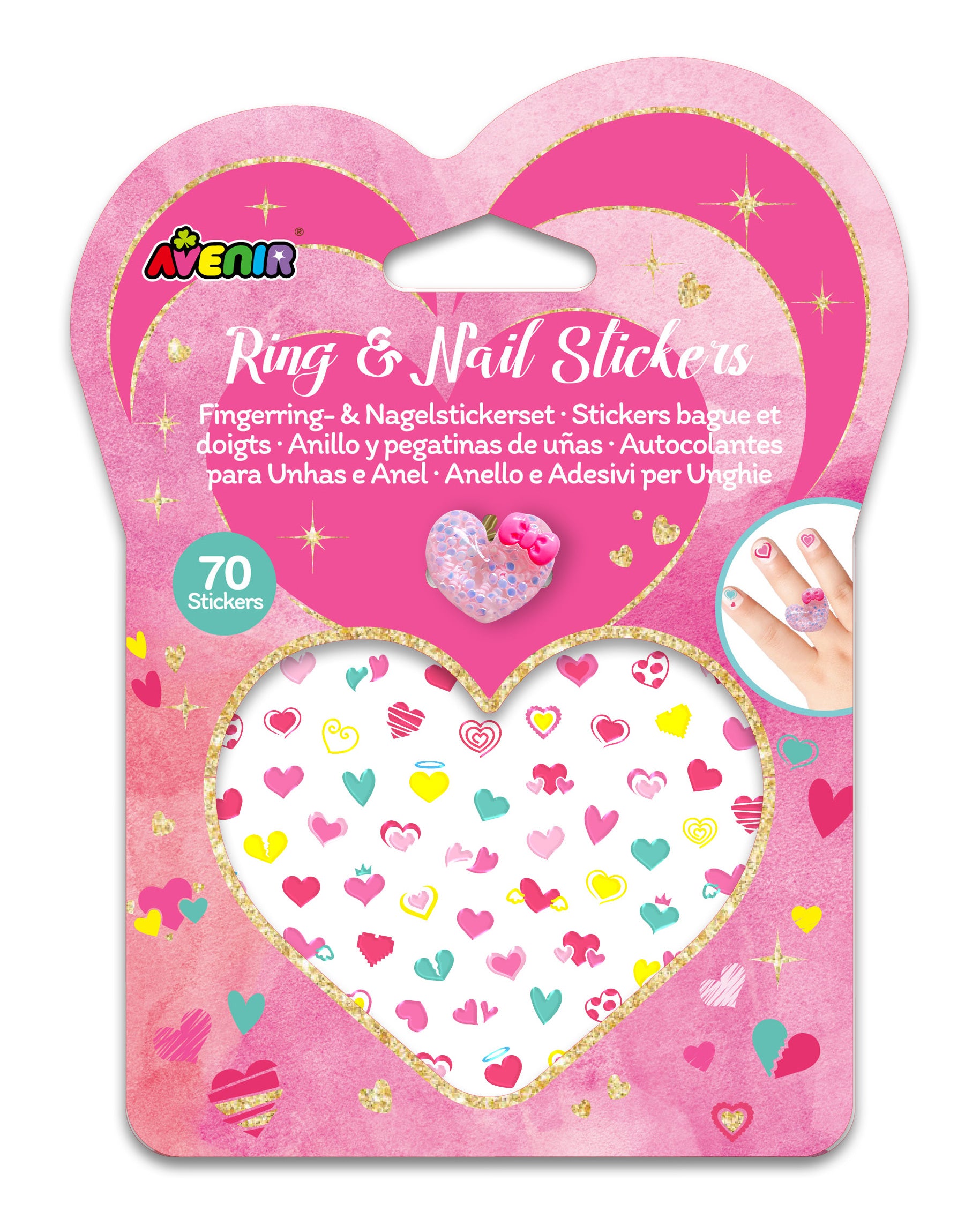 Stickers Uñas con Anillo