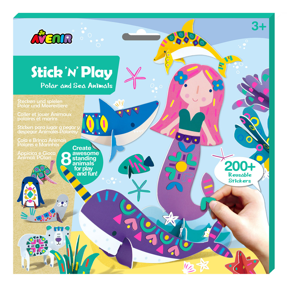 Juego con Stickers Animales del Mar