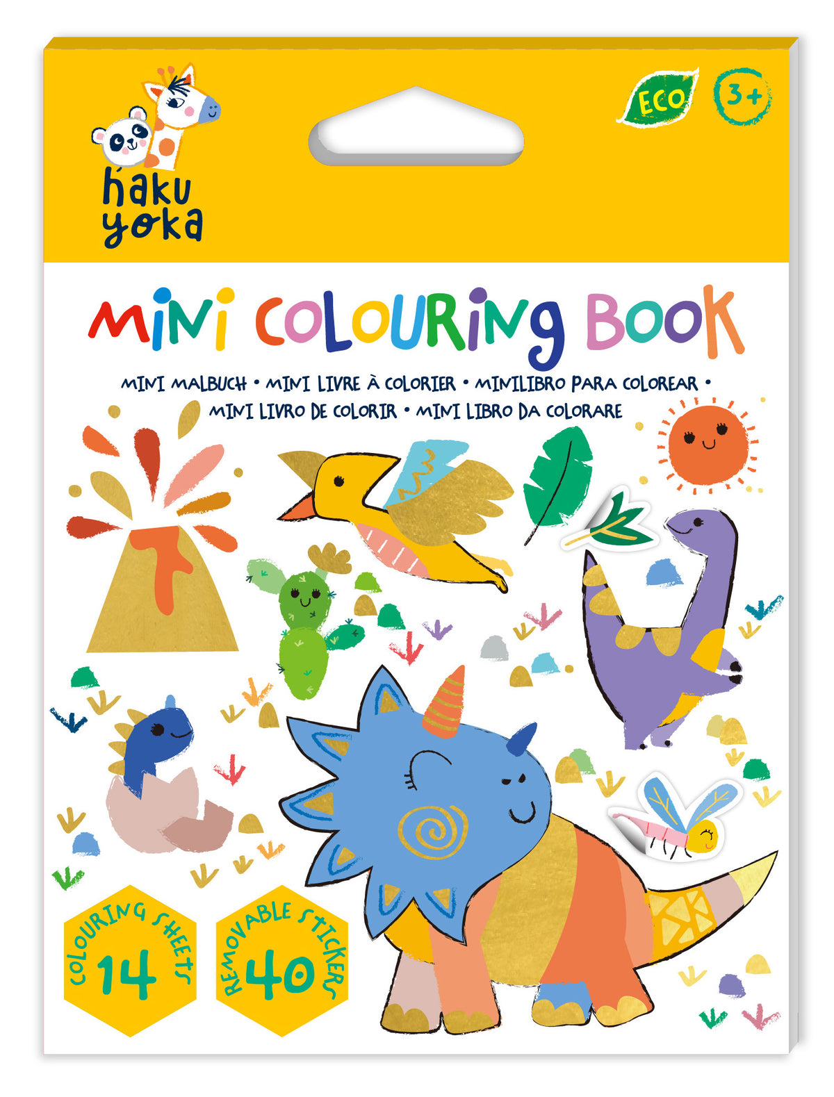 Libro Colorear Mini Dinos