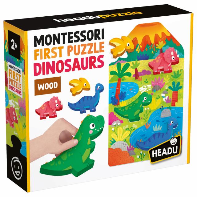 Primer Rompecabezas Dinosaurios - Montessori