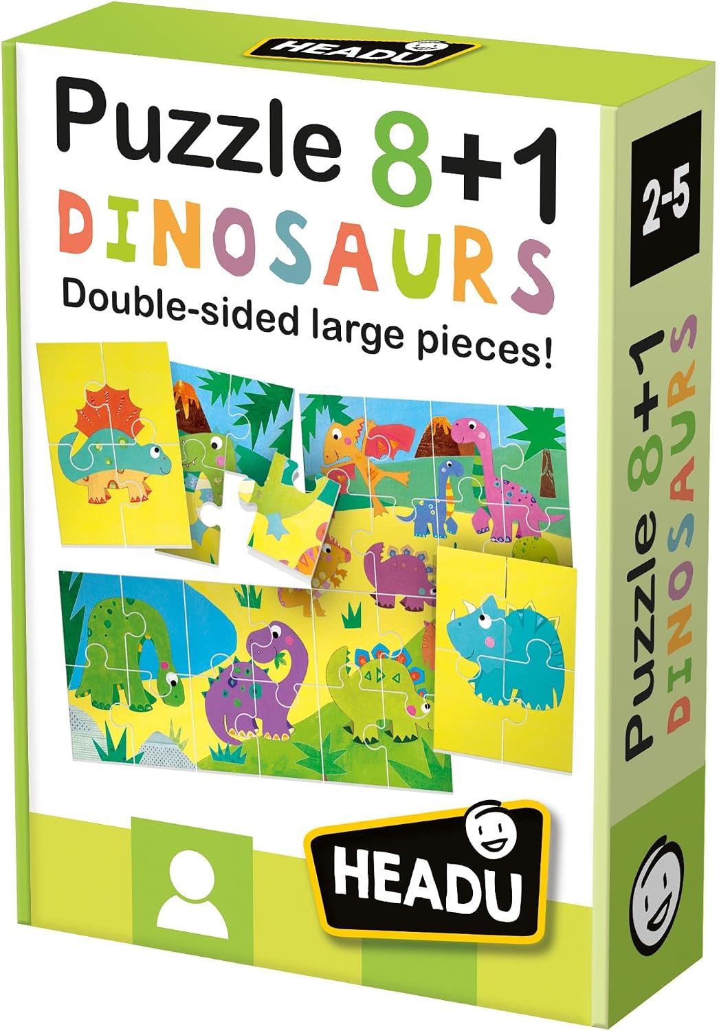 Rompecabezas 8 + 1 Dinos