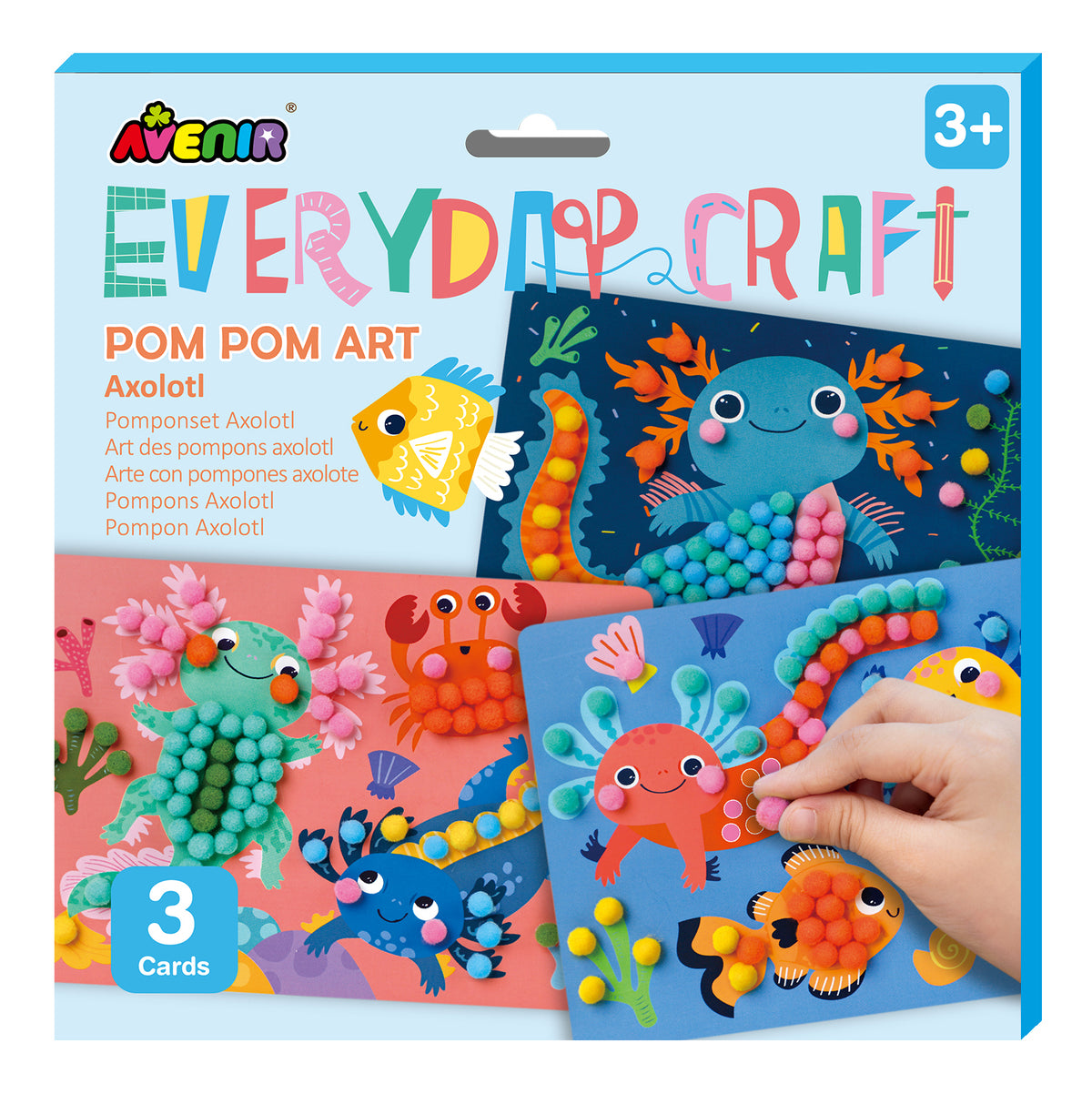 Pompones y Axolotes
