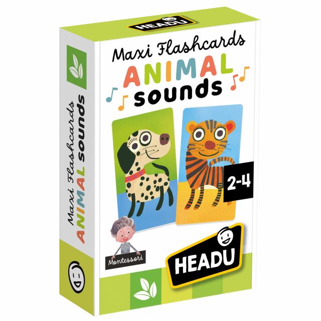 Flashcards Maxi Montessori Sonidos de Animales