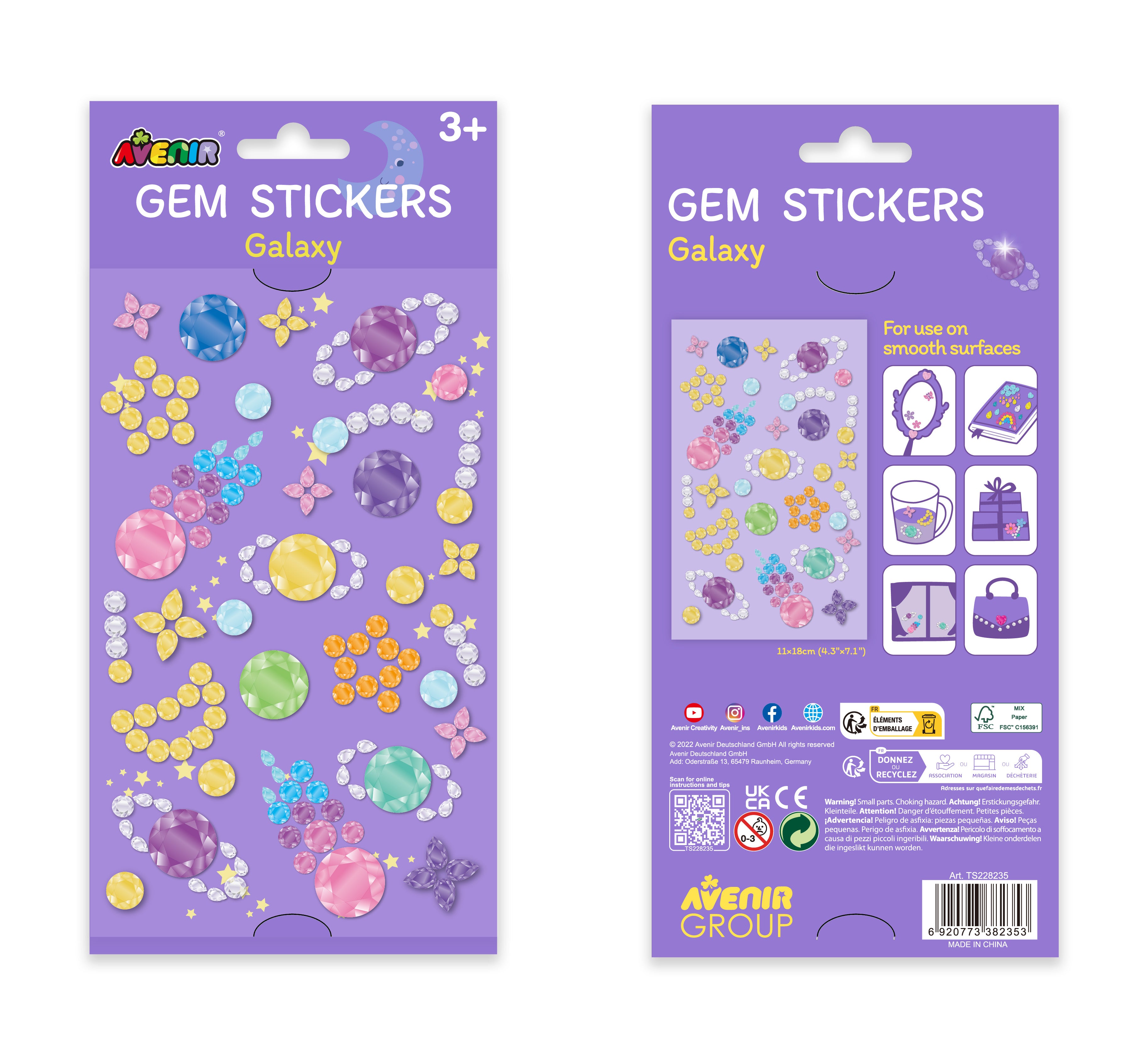 Stickers Gemas Galaxia