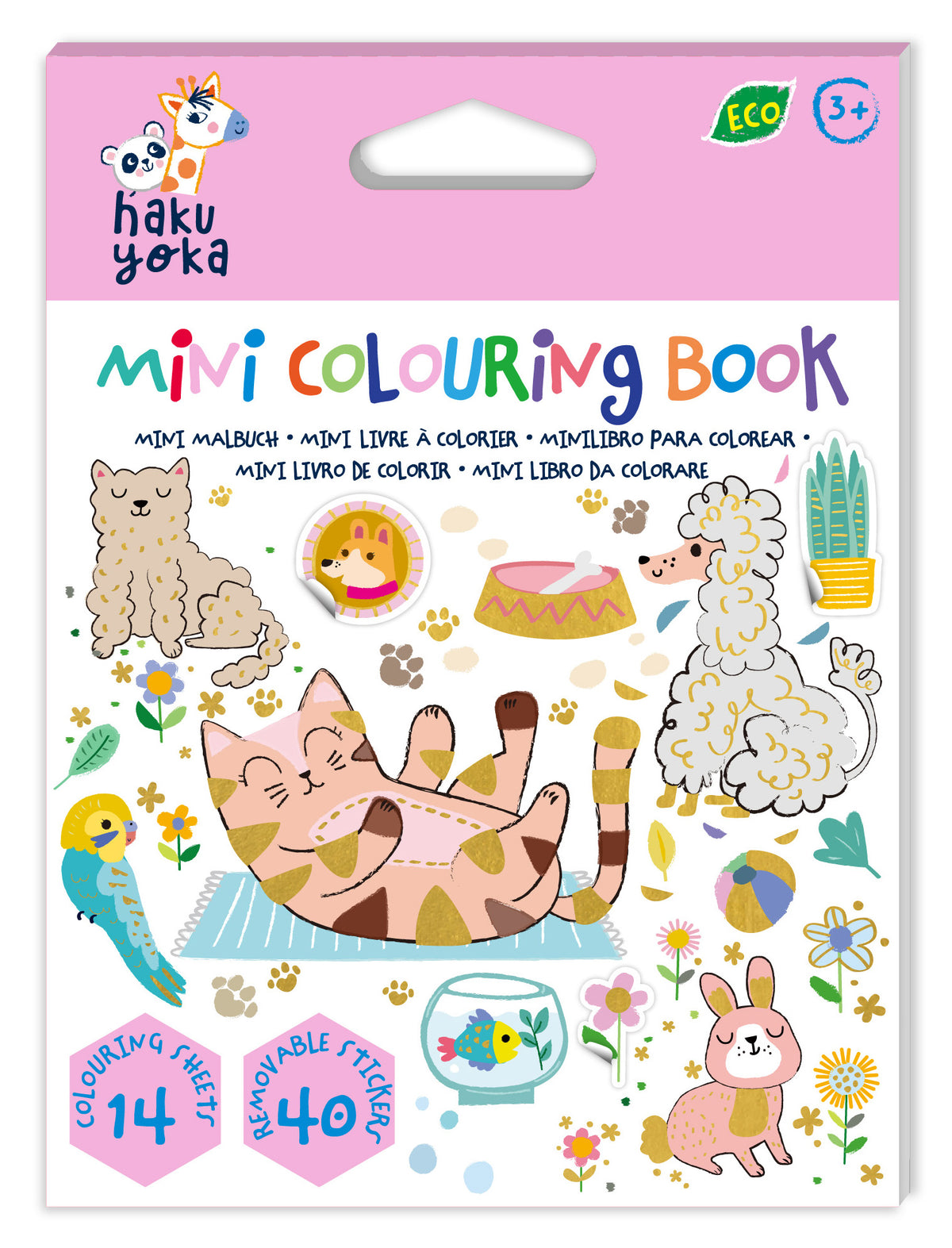Libro Colorear Mini Mascotas