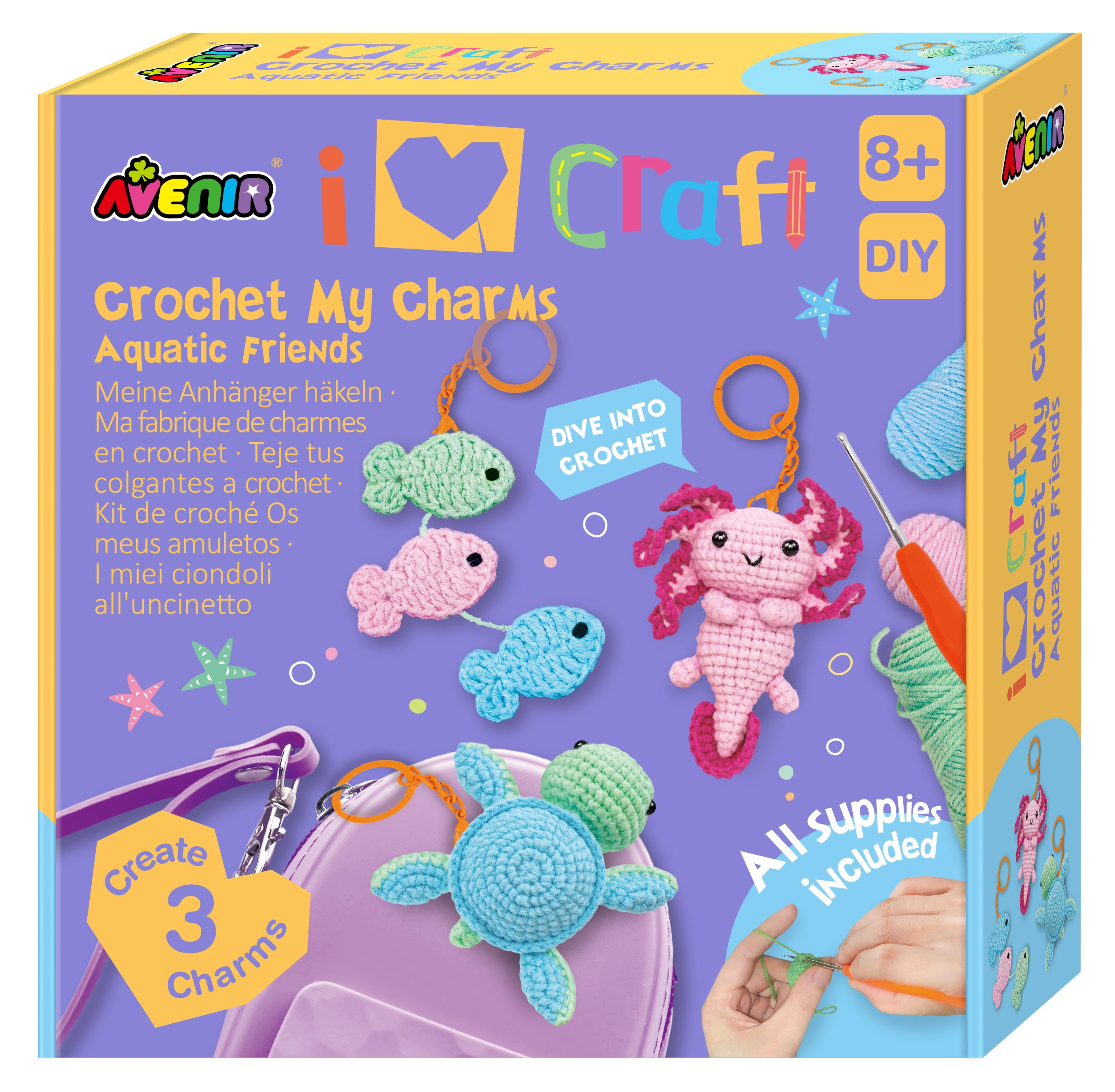 Charms Crochet Mundo Marino