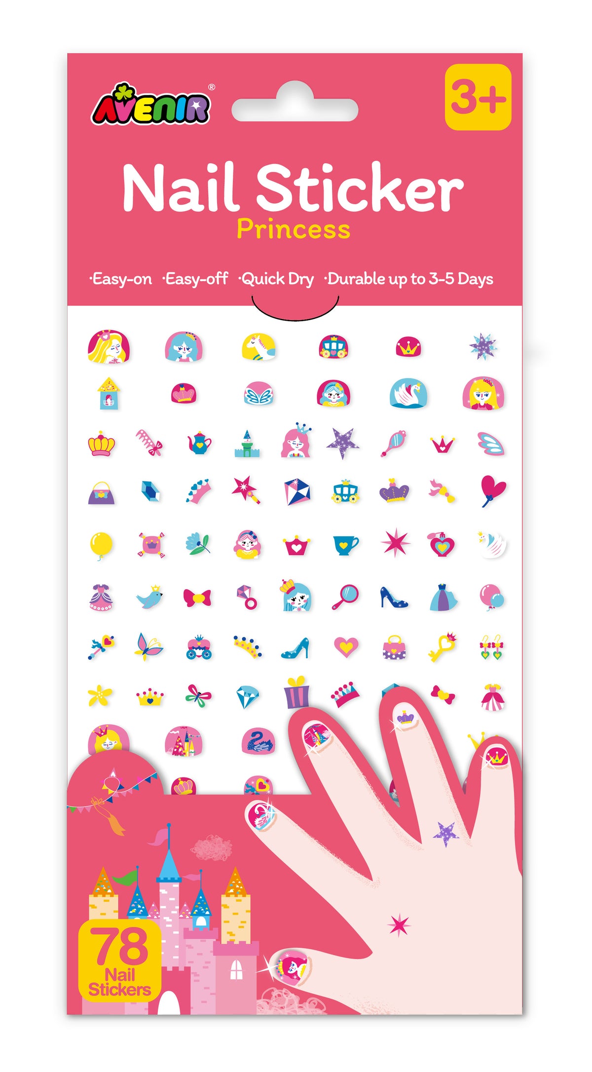 Stickers Uñas Princesas