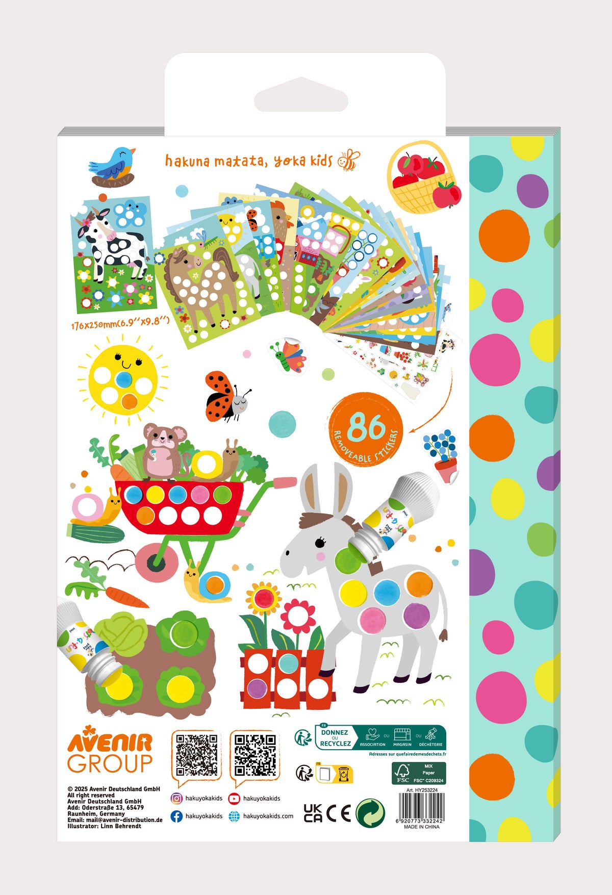 Libro de Colorear Dots Granja