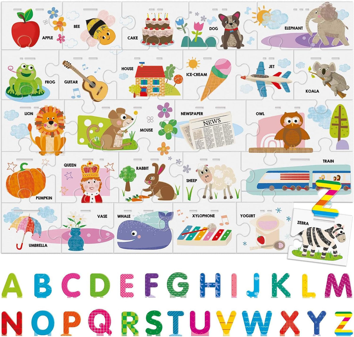 Rompecabezas Letras 3D Montessori