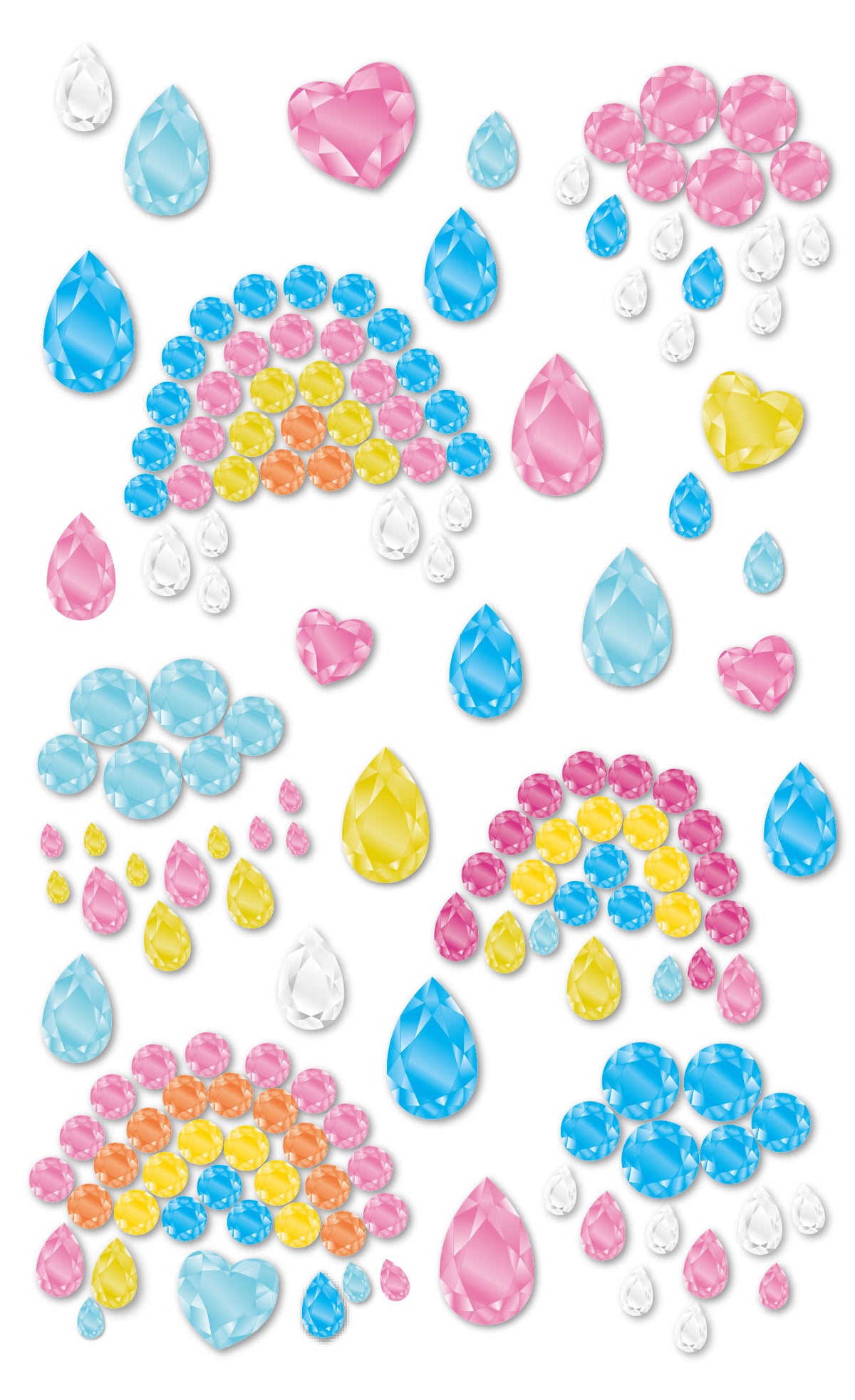 Stickers Gemas Arcoiris