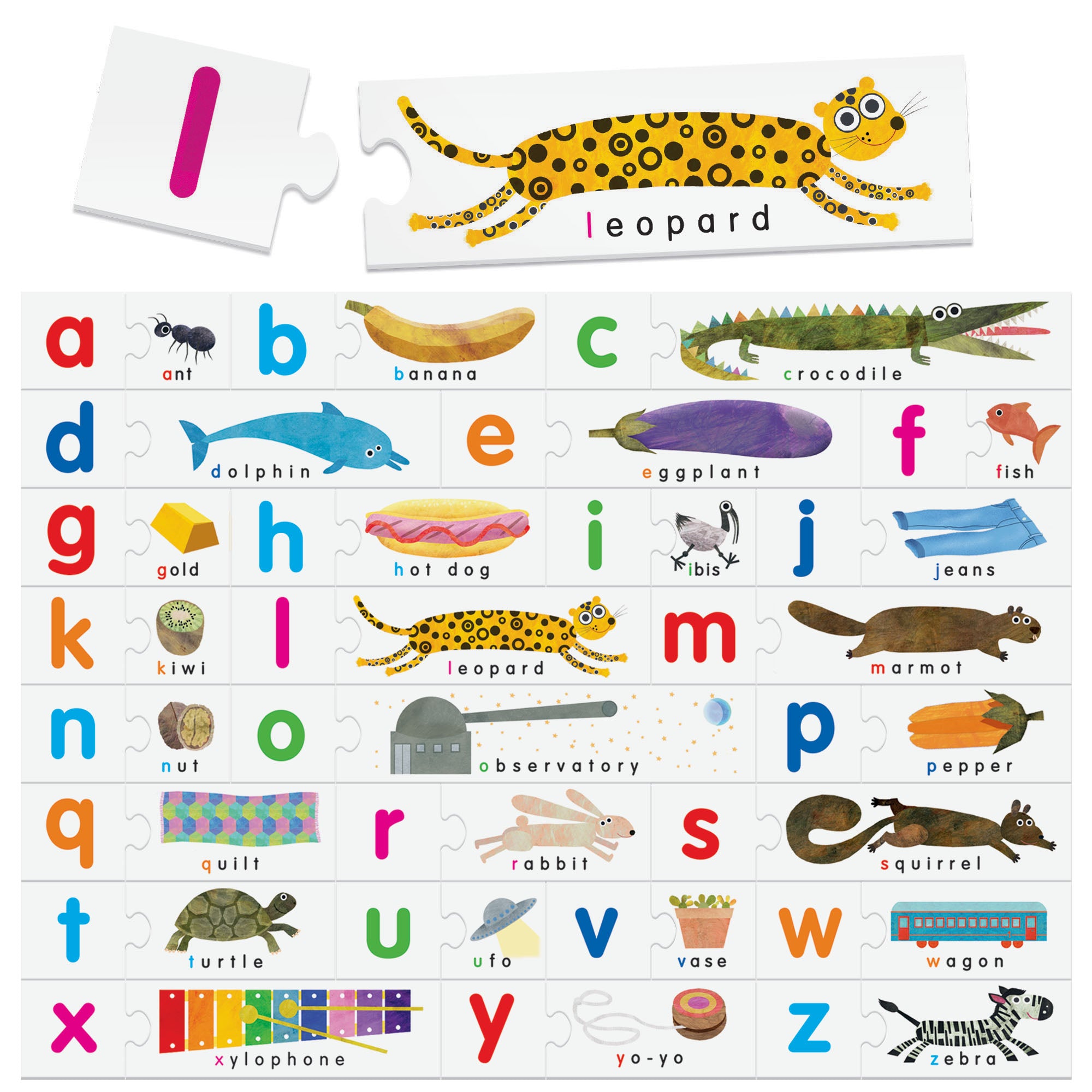 ABC Rompecabezas Montessori