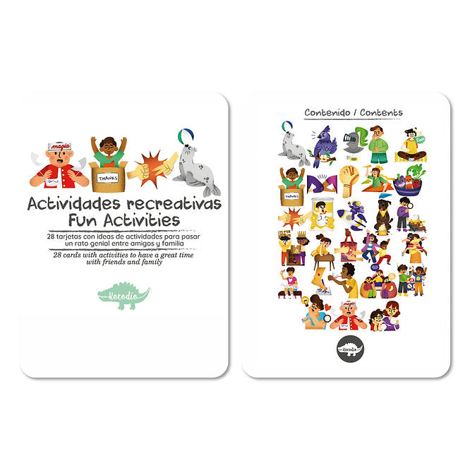 Flash Cards Actividades Recreativas