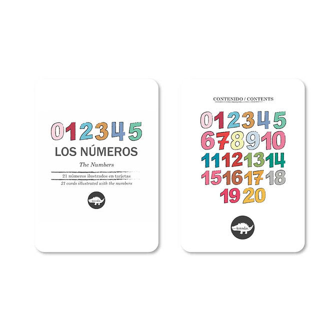 Flash Cards Los Números