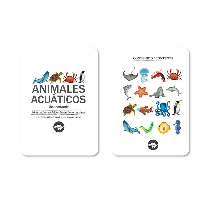 Flash Cards Animales Acuáticos