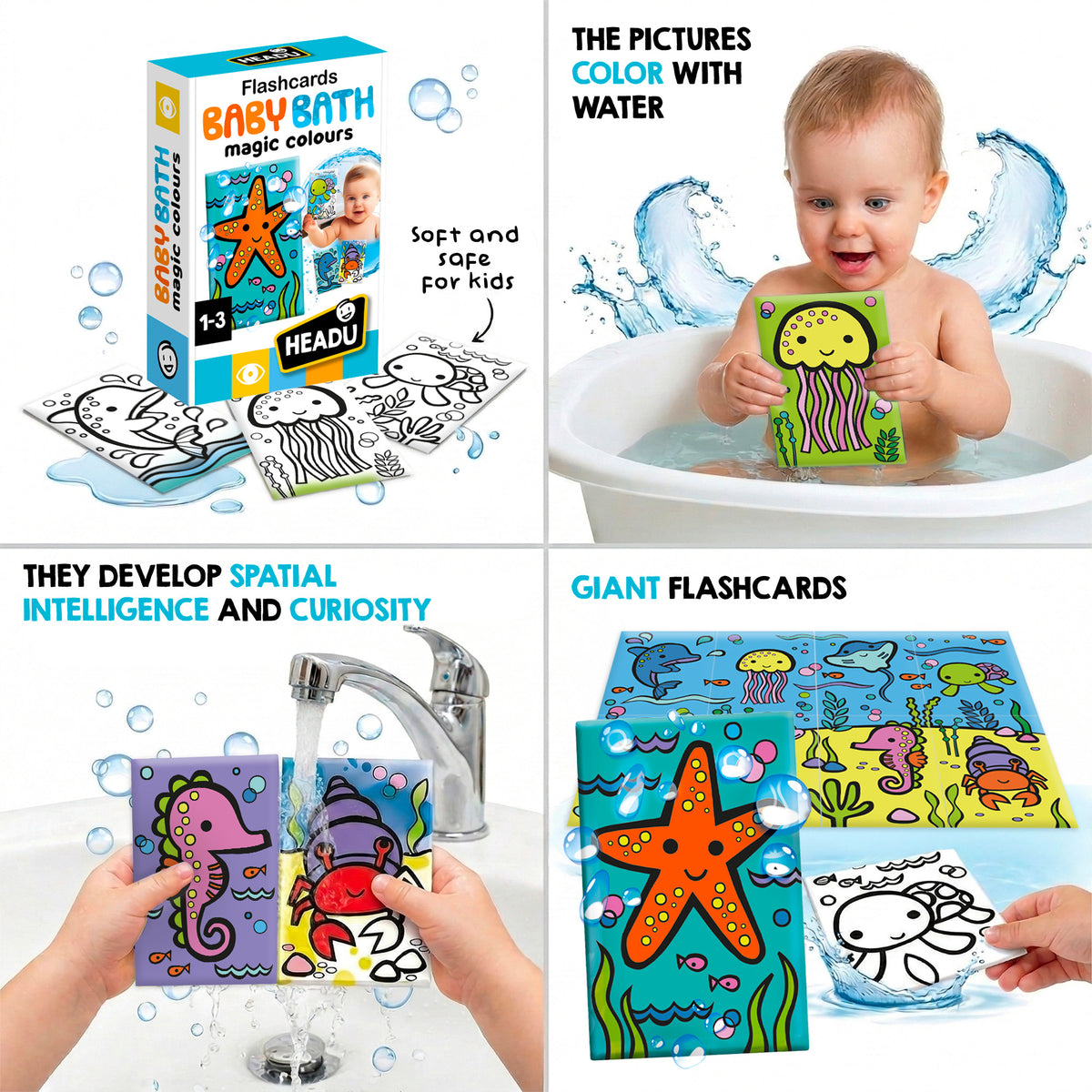 Flashcards para el Baño Bebé