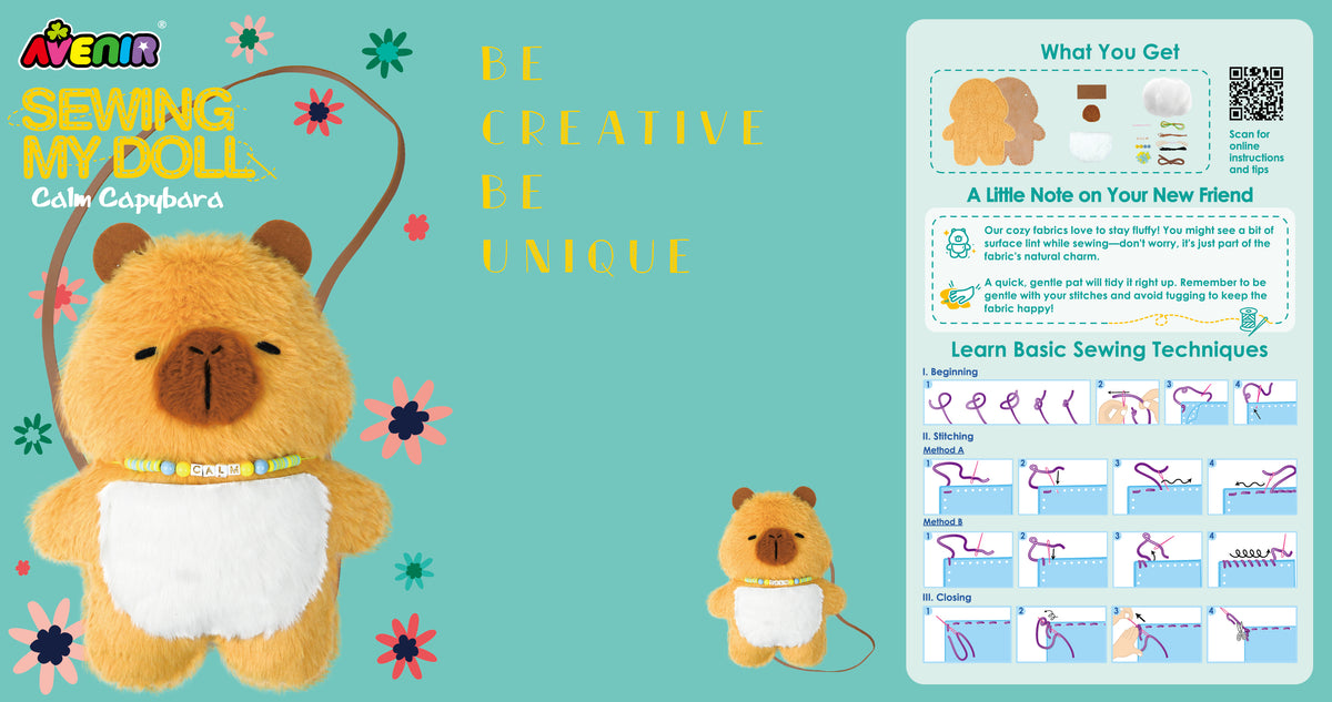 Muñeco para Coser - Capybara