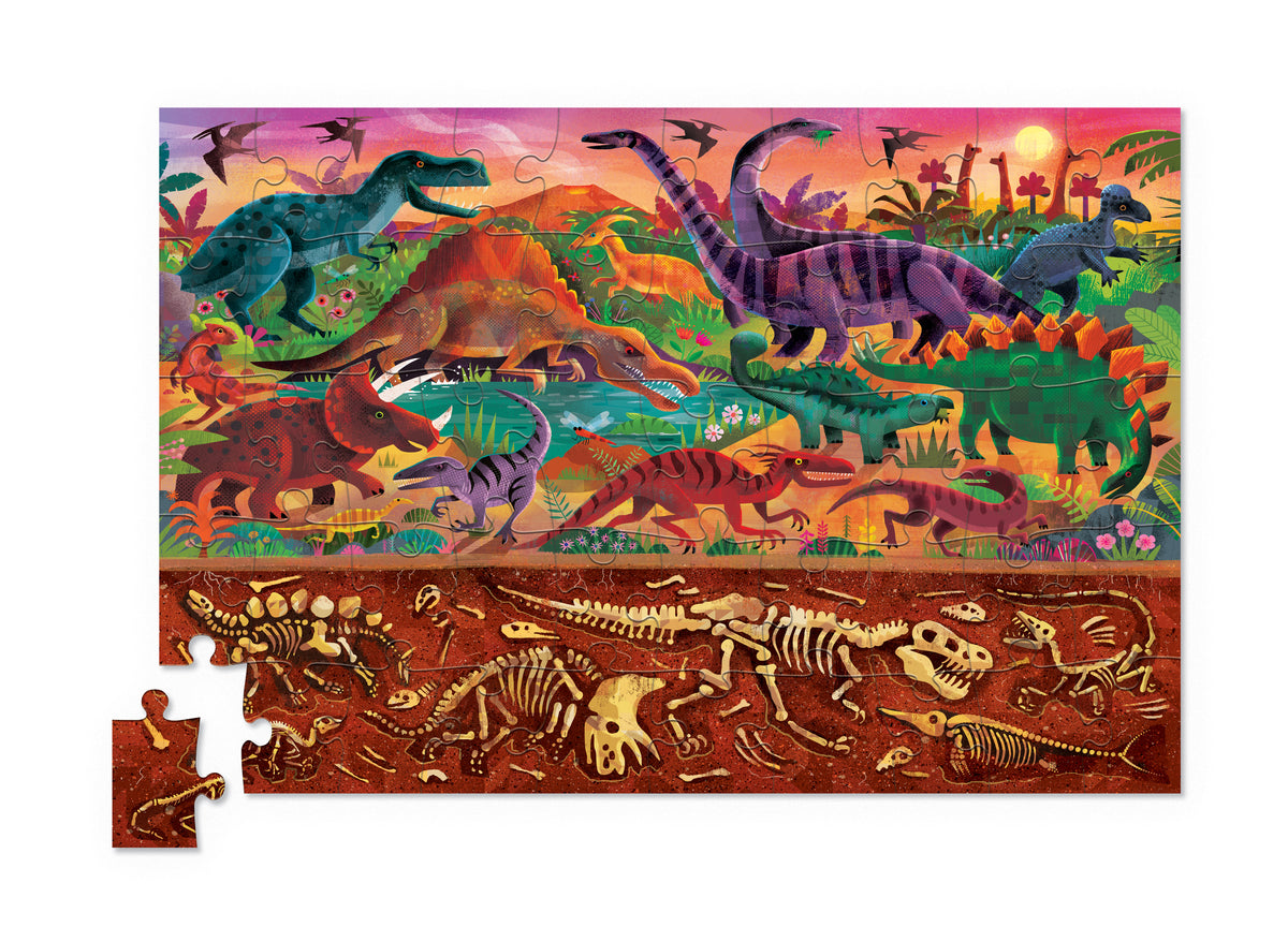 Rompecabezas 50 Piezas Dinosaurios