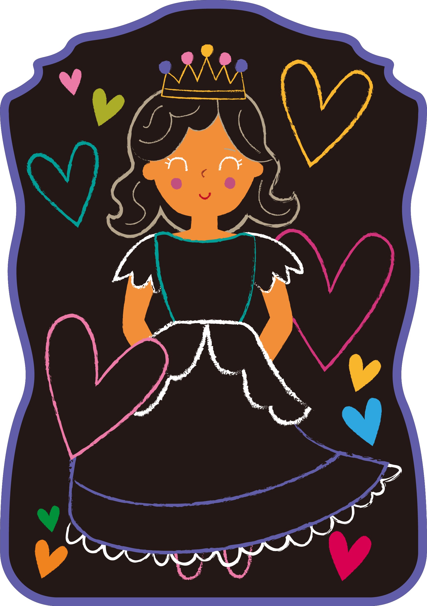 Arte con Tizas Princesas