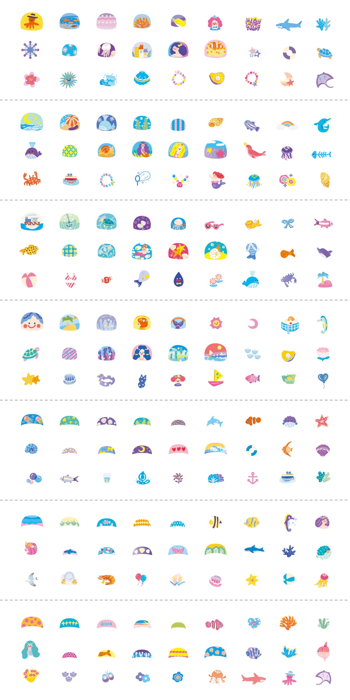 Tatuajes y Stickers Uñas Sirenas