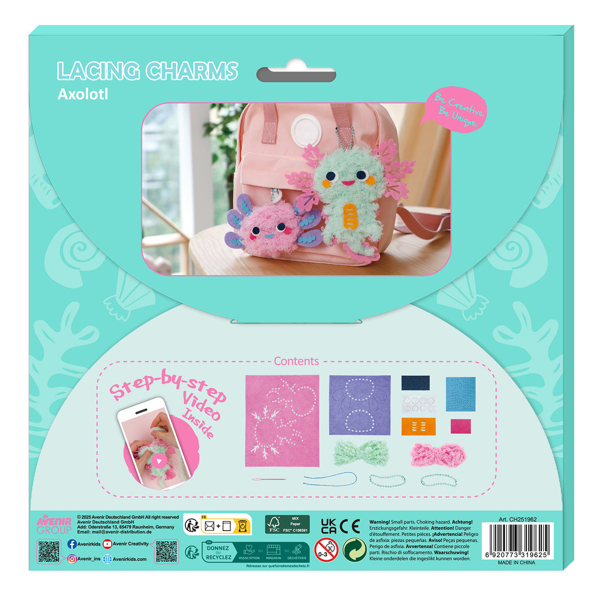 Charms Axolote