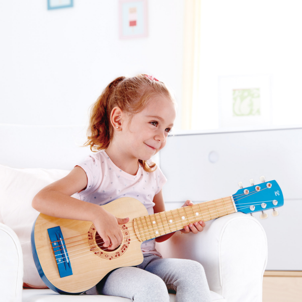 Guitarra Madera Azul