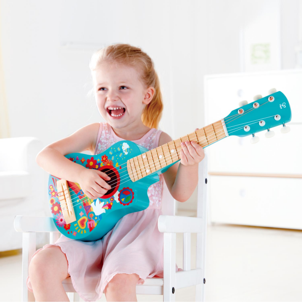 Guitarra Madera Hippie