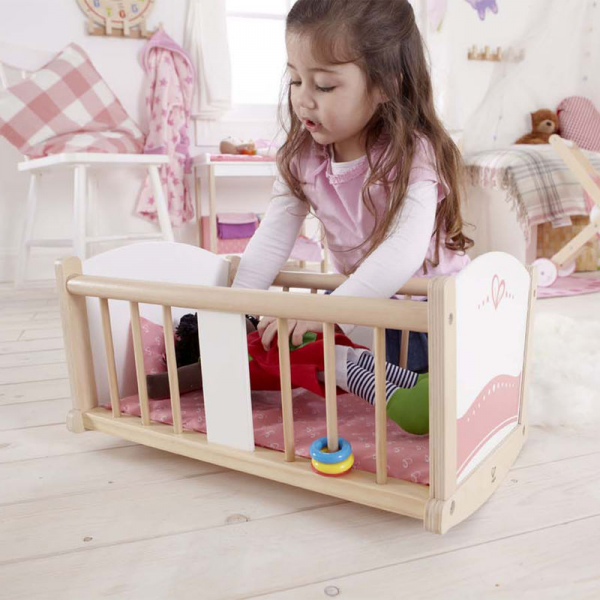 Cuna para Muñecas en Madera