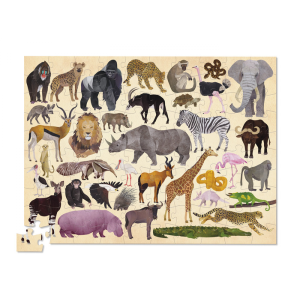 Rompecabezas 100 Piezas Animales Salvajes