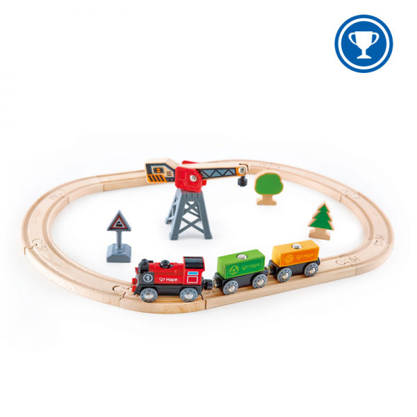 Tren de Carga en Madera