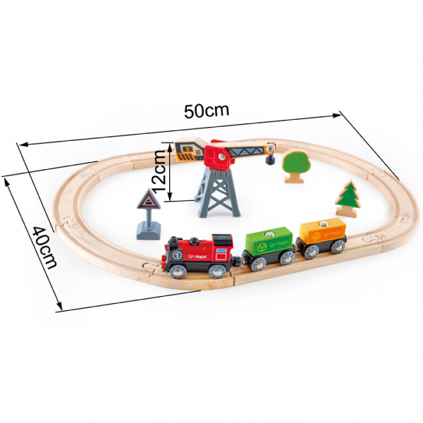 Tren de Carga en Madera
