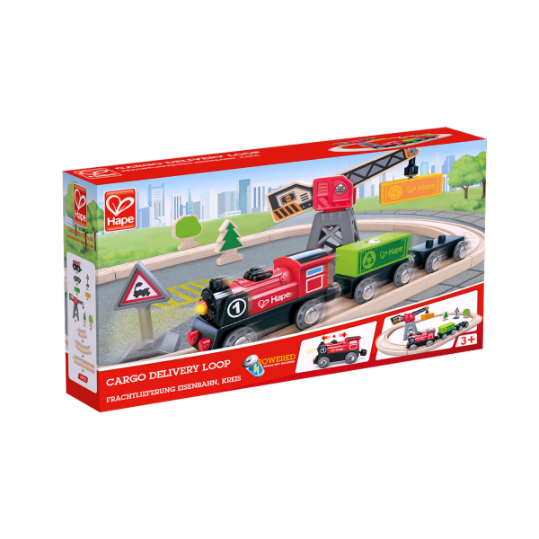 Tren de Carga en Madera