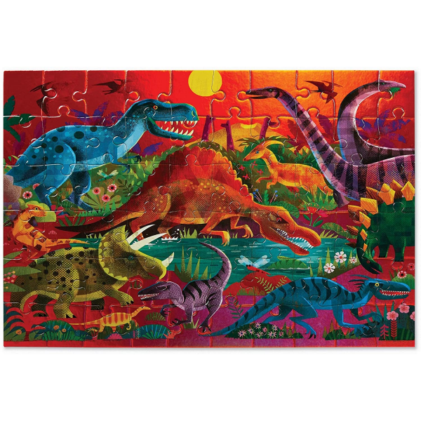 Rompecabezas Brillante 60 Piezas Dinosaurios
