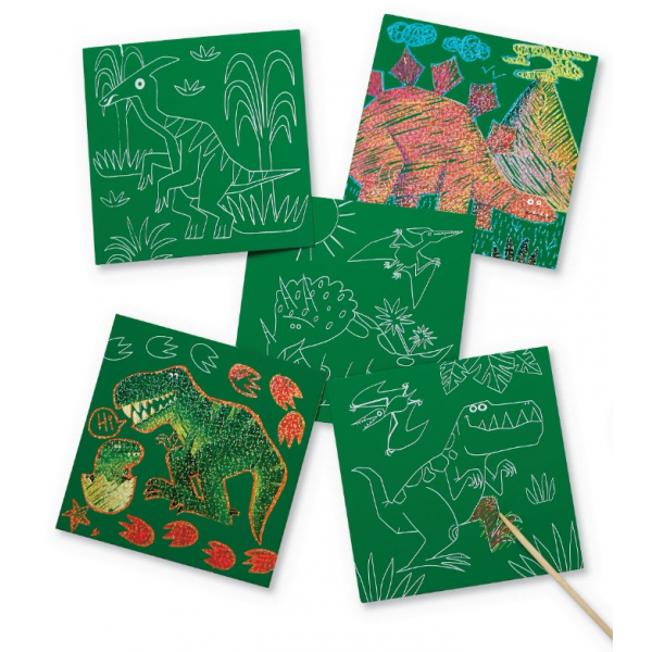 Arte Scratch Dinos