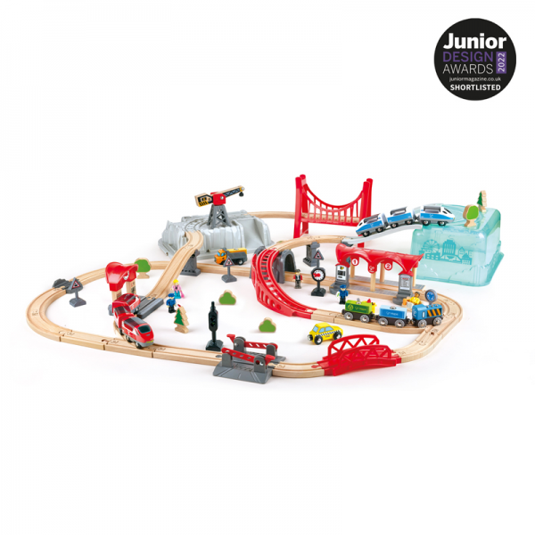Un Viaje en Tren por la Ciudad - Juego de Cubos