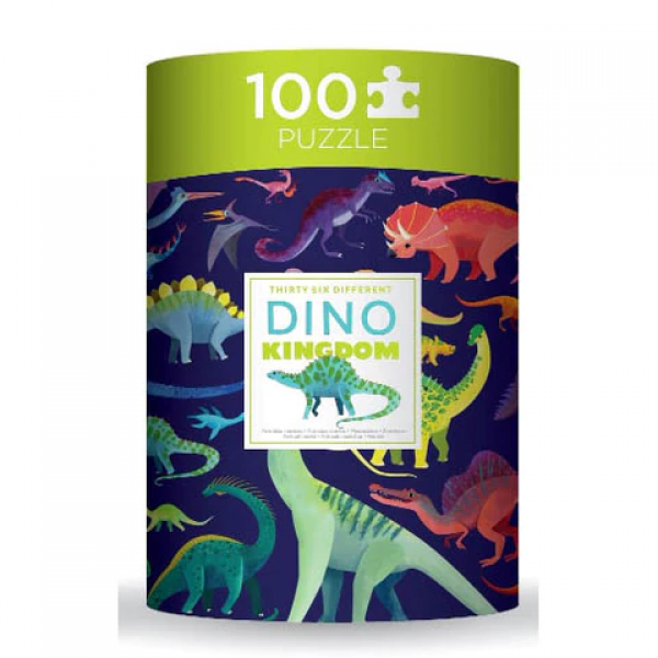Rompecabezas de 100 Piezas Dinosaurios del Mundo