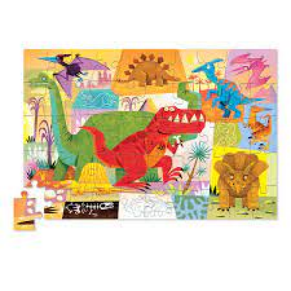 Rompecabezas 50 Piezas - Mundo Dinosaurio