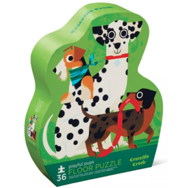 Rompecabezas 36 piezas - Cachorros Juguetones