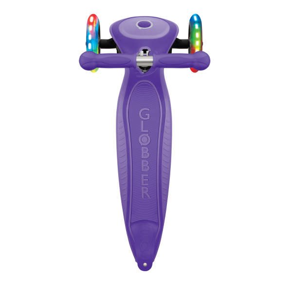 Patineta Primo Plegable Plus Violeta - Llantas con luces LED