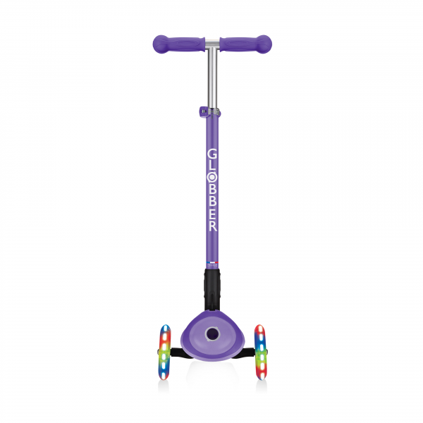 Patineta Primo Plegable Plus Violeta - Llantas con luces LED
