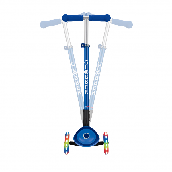 Patineta Plegable Primo Plus Azul - Llantas con luces LED
