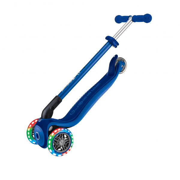 Patineta Plegable Primo Plus Azul - Llantas con luces LED
