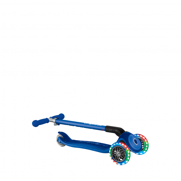 Patineta Plegable Primo Plus Azul - Llantas con luces LED