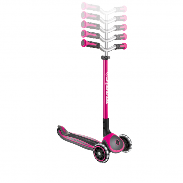 Patineta Master Luces LED - Rosada