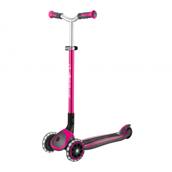 Patineta Master Luces LED - Rosada