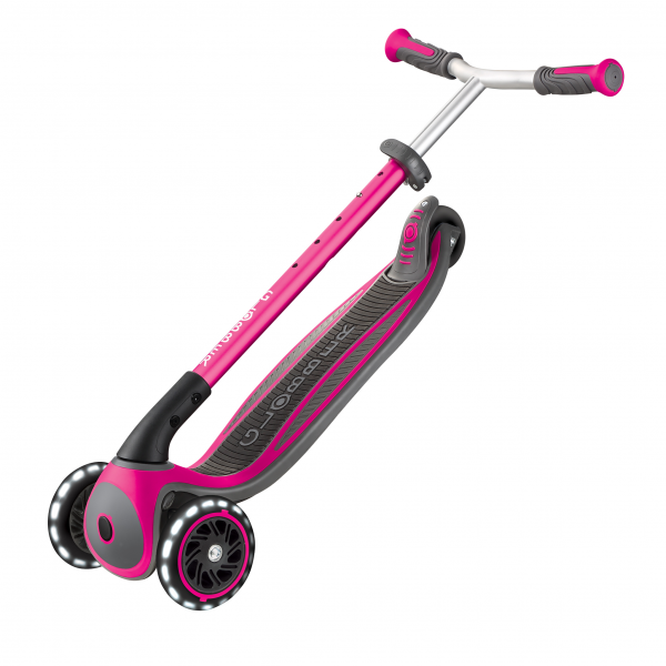 Patineta Master Luces LED - Rosada