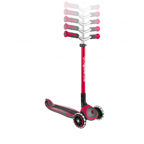 Patineta Master Luces LED - Roja