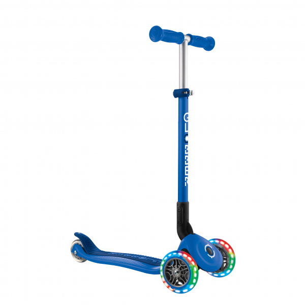 Patineta Plegable Primo Azul - Llantas con luces LED