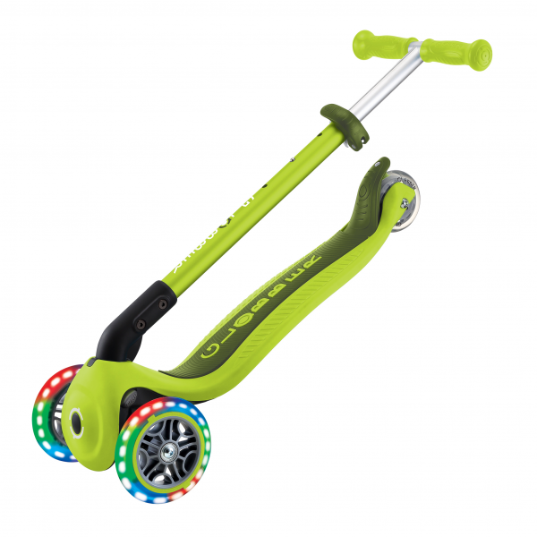 Patineta Plegable Primo Verde - Llantas con luces LED