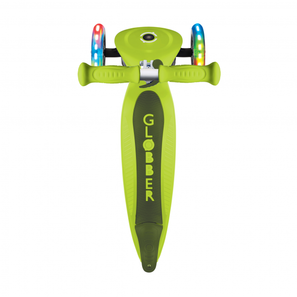 Patineta Plegable Primo Verde - Llantas con luces LED